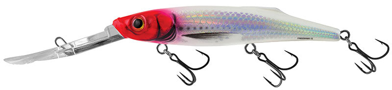 Señuelo Salmo Freediver 12SD Holographic Red Head